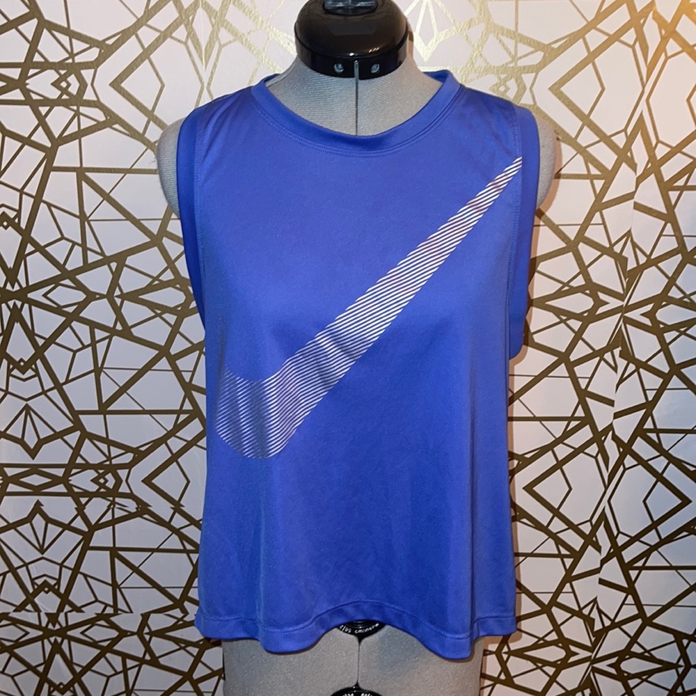 😇NIKE DRI-FIT Periwinkle TANK, Size Medium